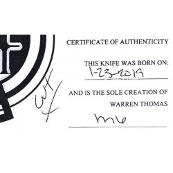Warren Thomas M6TI Knife...