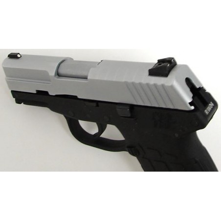Kel-Tec PF-9 9mm Para caliber pistol. Compact carry model with chrome finish. New. (pr9563)