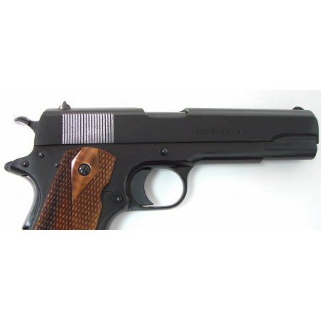 Colt 1911 .45 ACP caliber pistol. WWI re-issue with black oxice finish. Excellent condition with box. (c7325)