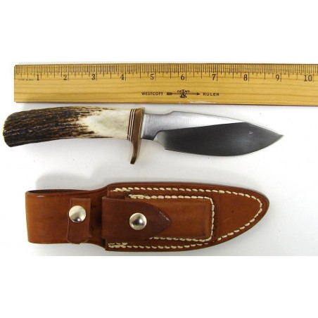Randall Model 11 Alaskan Skinner Knife with 4 1/2 blade & stag handle. One spot on blade where it is lightly pitted. (k417)