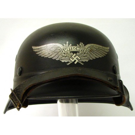 German WWII Luftschutz (Air raid protection service) Helmet (MH409)