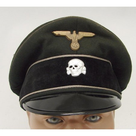 Repro Nazi SS Hat Excellent condition. Looks real good. (mh342)