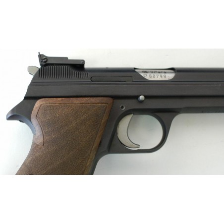 Sig P210-6 9mm Target pistol. Older model with box, extra mag and custom grips. Pre-owned. (pr3537)