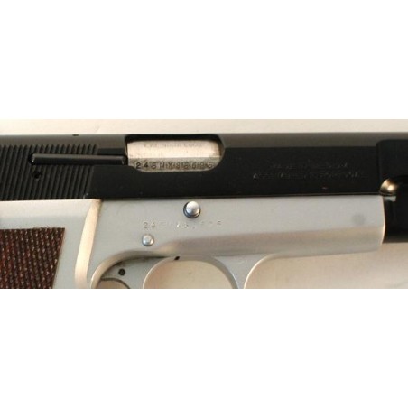 Browning Hi Power 9mm caliber 13 round pistol with Spegel grips. (pr3893)