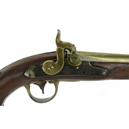 U.S. Model 1836 Pistol by Johnson Converted to Percussion (AH4877)