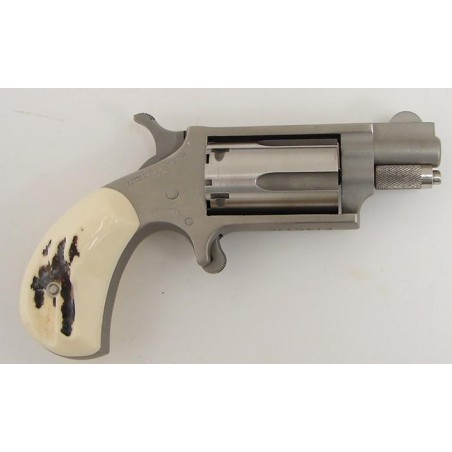 North American Arms Mini revolver .22 WMR caliber with imitation stag grips and 1 1/8 barrel. New. (pr12186)