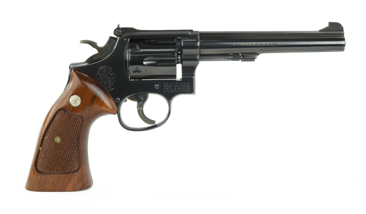 Smith & Wesson 17-3 .22 LR caliber revolver for sale.