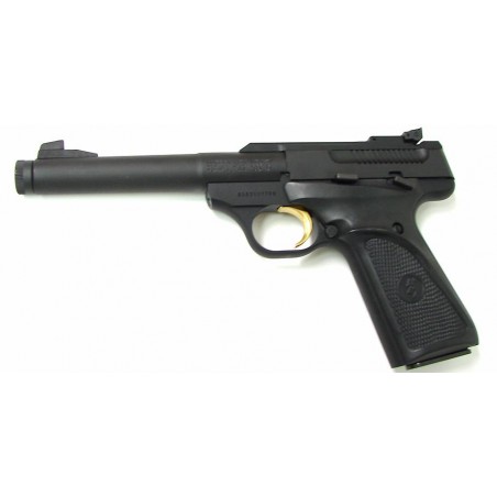 Browning Buckmark .22LR caliber pistol. Black matte finish, gold trigger. New. (PR15791)