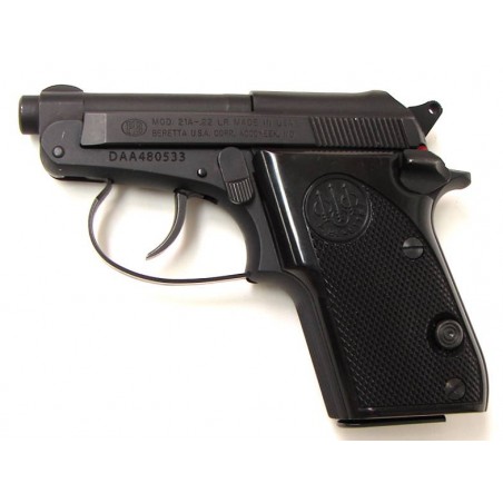 Beretta 21A .22 LR caliber pistol. Pocket pistol with matte finish. Excellent condition. (PR17606)