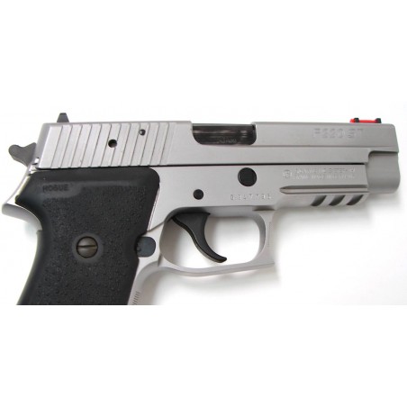 Sig Sauer P220 ST .45 ACP caliber pistol. All stainless steel model with fiber optic front sight. Very good condition. (PR17729)