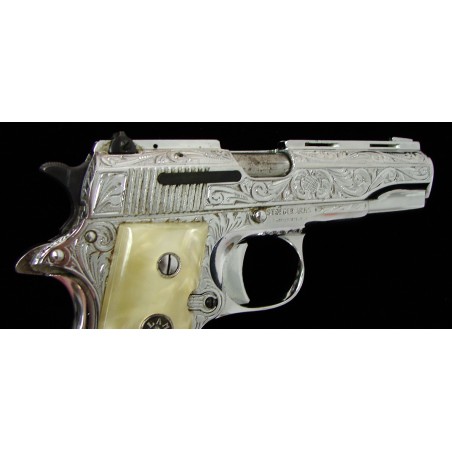 Gabilondo Llama 3A .380 ACP caliber pistol. Factory engraved and chrome plated pocket pistol. Excellent condition. (PR18718)