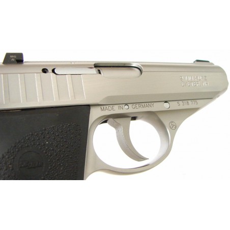 Sig Sauer P232 .380 ACP caliber pistol. Stainless steel model with night sights. Excellent condition. (PR20383)