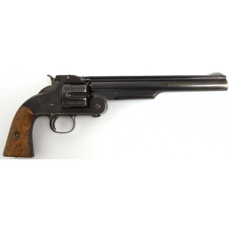 Smith & Wesson 1st Model Russian revolver. Rare. Has 60% blue, very good bore and very good grips. Very hard to find a 1st model (ah1917)