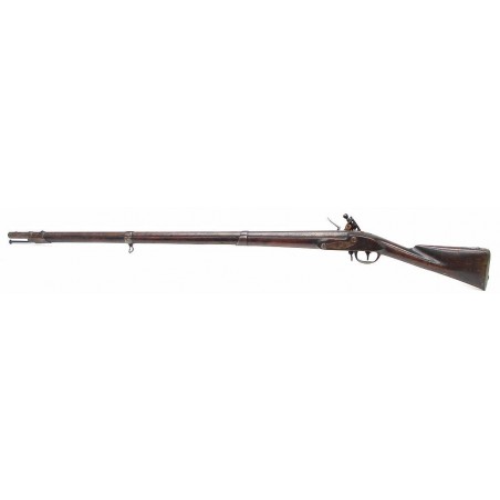 U.S. Model 1795 Type Three by Springfield. Original gun with 1810 barrel date. Brown patina throughout metal. Stock still has sh (al2481)