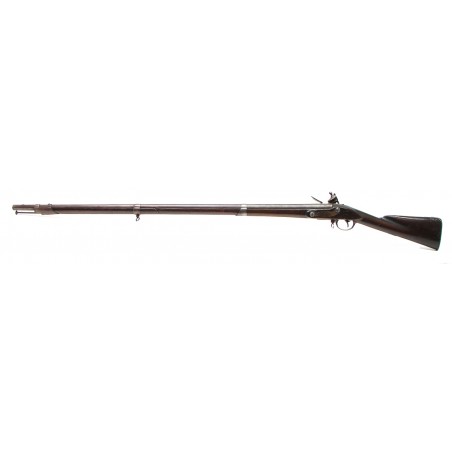 Springfield Musket Model 1795 3rd Type Musket dated 1810. Professional reconversion. Smooth gray patina on metal surface. Wood s (AL3117)