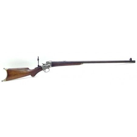 Remington Hepburn 38-50 Remington caliber "A" Grade Match rifle with tang rear original and non original spirit level front sigh (al745)