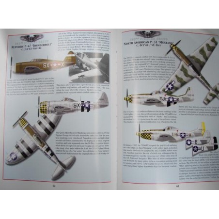 Battle Colors Insignia and Aircraft Markings of the Eighth Air Force in World War II Volume II: (VIII) Fighter Command by Robert (ib030202)