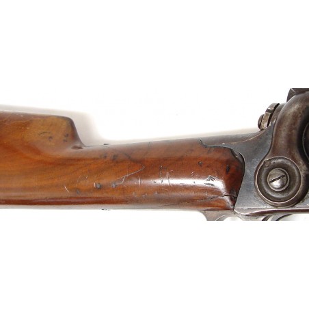 Colt First Model 1855 revolving rifle. Excellent original blue on all metal surfaces, wood has nice figure with minor hairline f (c5218)