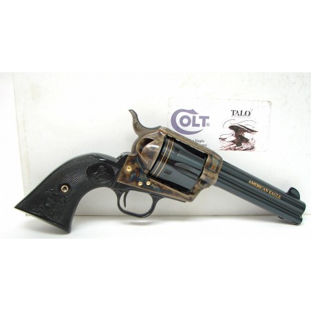 Colt Single Action .45 LC caliber revolver. American Eagle 1 of 75 limited edition with gold decorations and eagle engraved hamm (C7068)
