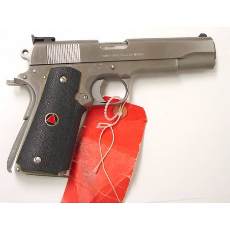 Colt Delta Elite 10 MM caliber pistol. Rare experimental prototype model with "X" serial number and factory red tag that says "X (C7529)