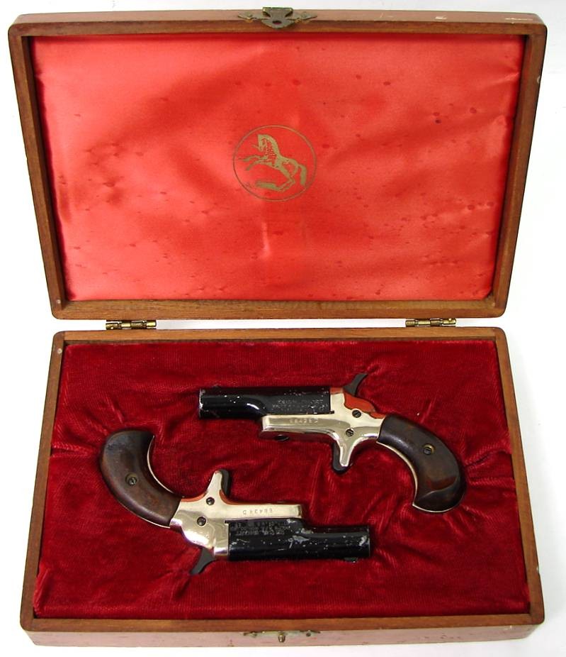 Colt 4th Model Derringer .22 Short caliber pistol. Matching pair of ...