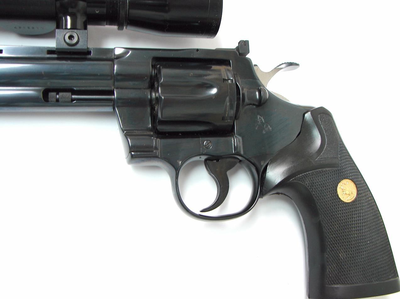 Colt Python Hunter .357 Mag caliber revolver. Rare Hunter model with 8 ...