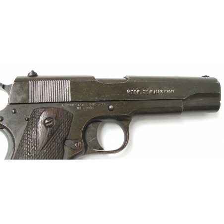 Colt 1911 .45 ACP caliber pistol. Manufactured approximately 1919. Excellent bore. Action works fine. Gun appears to be reworked (C8114)