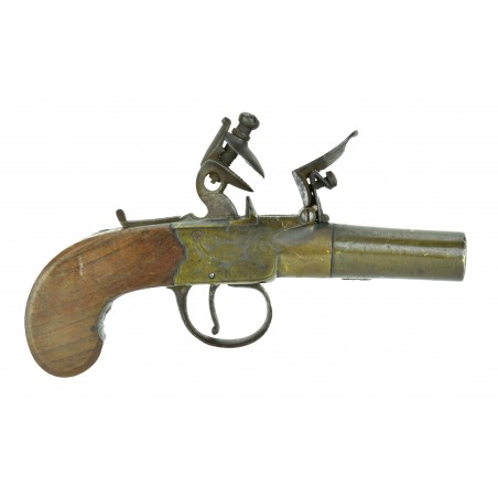 British Flintlock Muff Pistol by Cooper (AH5340)