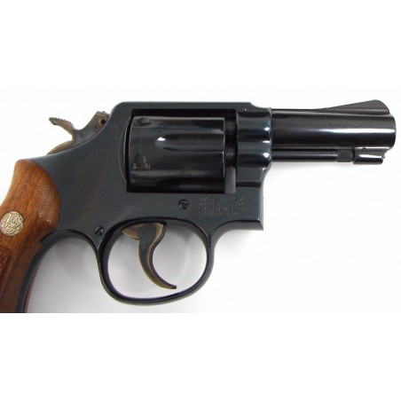 Smith & Wesson 10-7 .38 Special caliber revolver. Scarce 3" model with square butt grip. Probably a police contract overrun. Exc (PR14258)