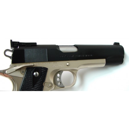 Colt Special Combat Government .45 Automatic caliber pistol. Special combat model with hard chrome frame, blued slide, magwell,  (C7653)