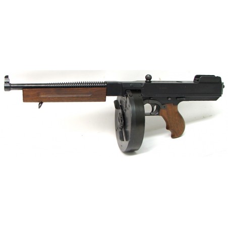 Auto Ordnance 1927-A1 .45 ACP caliber pistol. Pistol version of the Tommy Gun, with 50 round drum. Excellent condition. (PR15097)