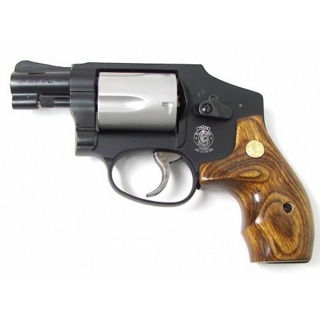 Smith & Wesson 442-2 .38 Special caliber revolver. Limited edition with 2-tone finish, ported barrel and wood grips. New. (pr15313)