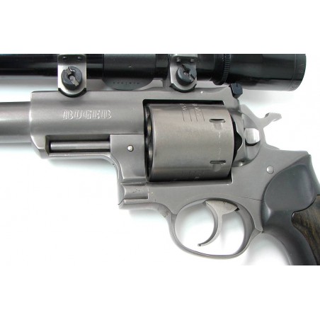 Ruger Super Redhawk .454 Casull caliber revolver. 7 1/2 gray stainless model with Leupold 2x scope. Very good condition. (pr16059)