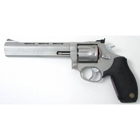 Taurus 991 Tracker .22 Mag caliber revolver. Taurus Tracker in stainless steel. Adjustable sight, 6" barrel in .22 WMR. New. (PR16071)