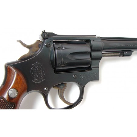 Smith & Wesson K-22 Masterpiece .22 LR caliber revolver. 5-screw pre-model 17 K-22 with 6 barrel. Near excellent condition with (pr16490)