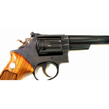 Smith & Wesson 53 .22 Jet caliber revolver. 8 3/8" model 1970s Vintage, in near excellent condition with .22 LR inserts. (PR17838)