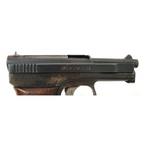 Mauser 1910 .25 ACP caliber pistol. About 1920 production. Very good bore. Matching serial numbers. About 85% finish. Correct ma (PR17867)