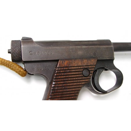 Kokura Arsenal Type 14 8 MM NAMBU caliber pistol. October 1944 production. Excellent bore. Matching serial numbers including the (PR18476)