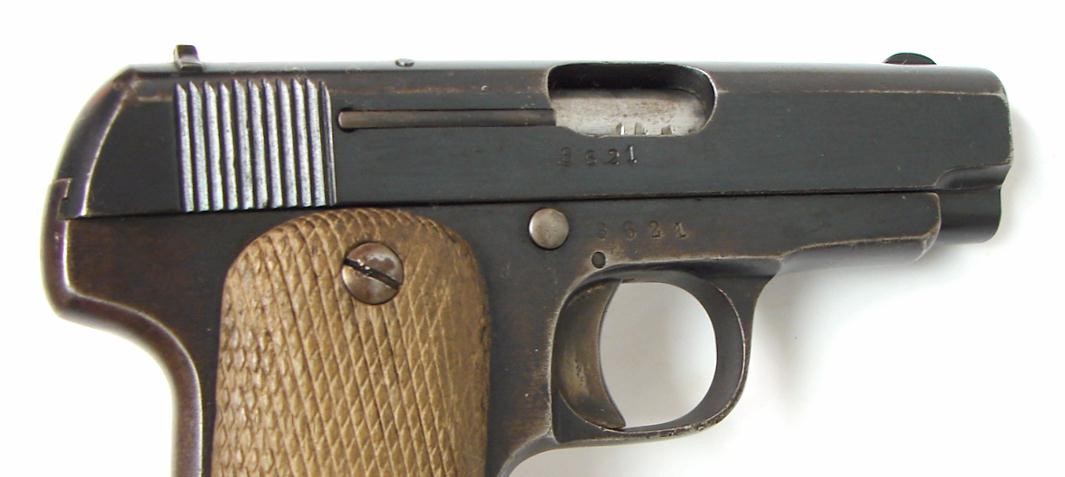Martin Bascaran Span Martian .32 ACP caliber pistol. WW I French ...
