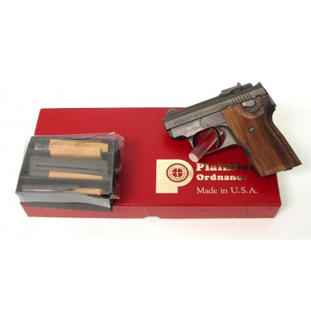 Plainfield 71 .25 ACP caliber pistol. Very unusual pocket pistol made in New Jersey, with .22LR conversion kit. Excellent condit (PR20770)