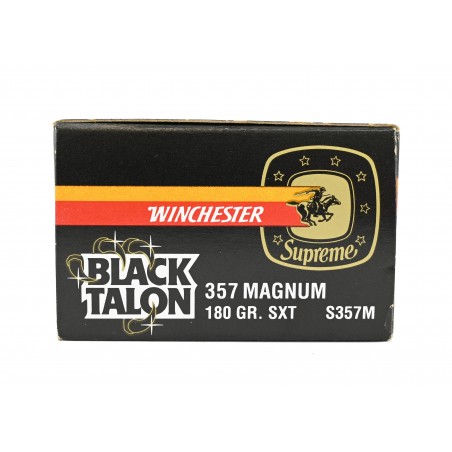 Winchester Black Talon .357 Magnum 180 Grain SXT Ammunition (MIS1284)