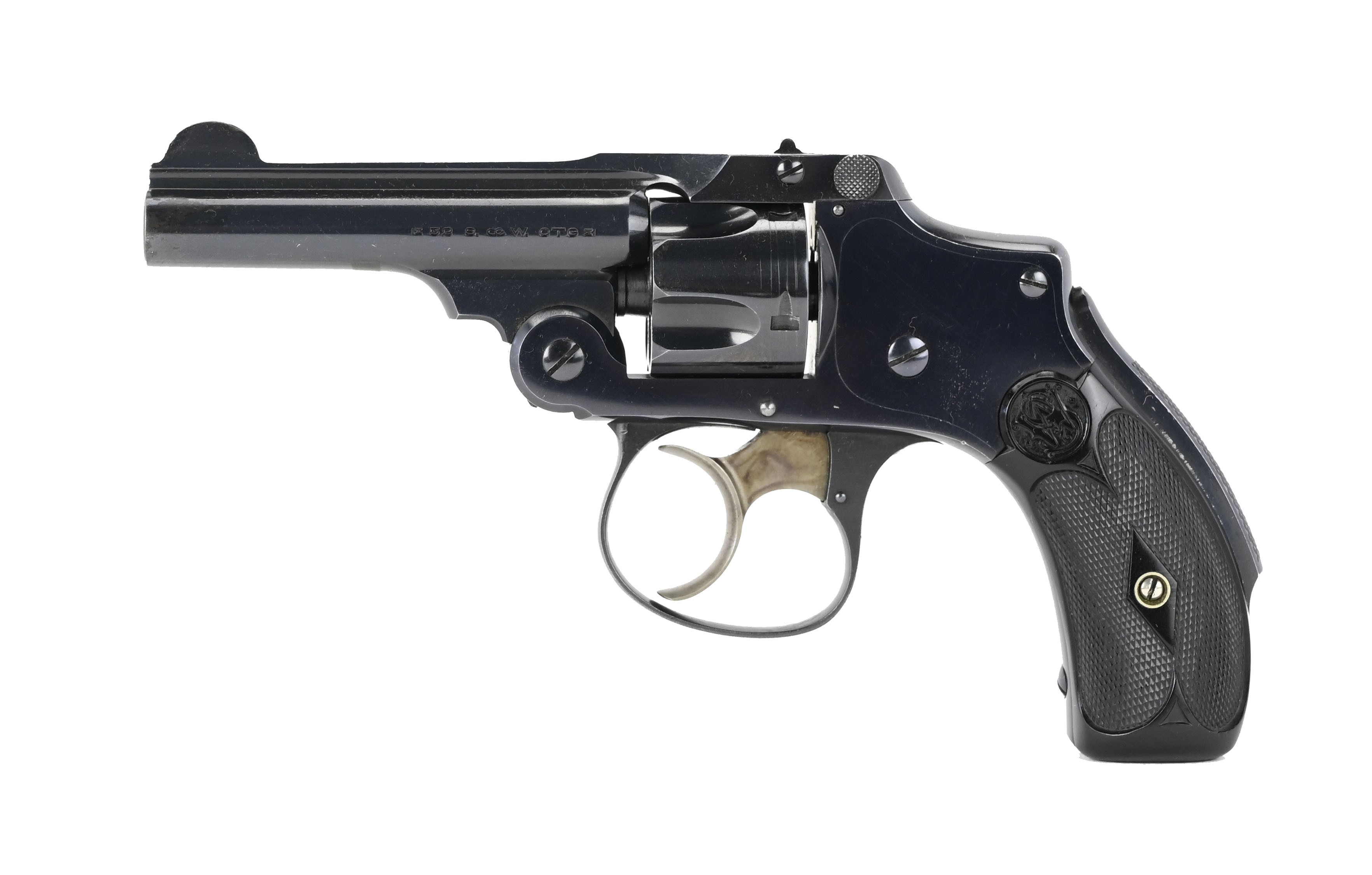 Smith & Wesson Safety Hammerless .32 S&W caliber revolver for sale.