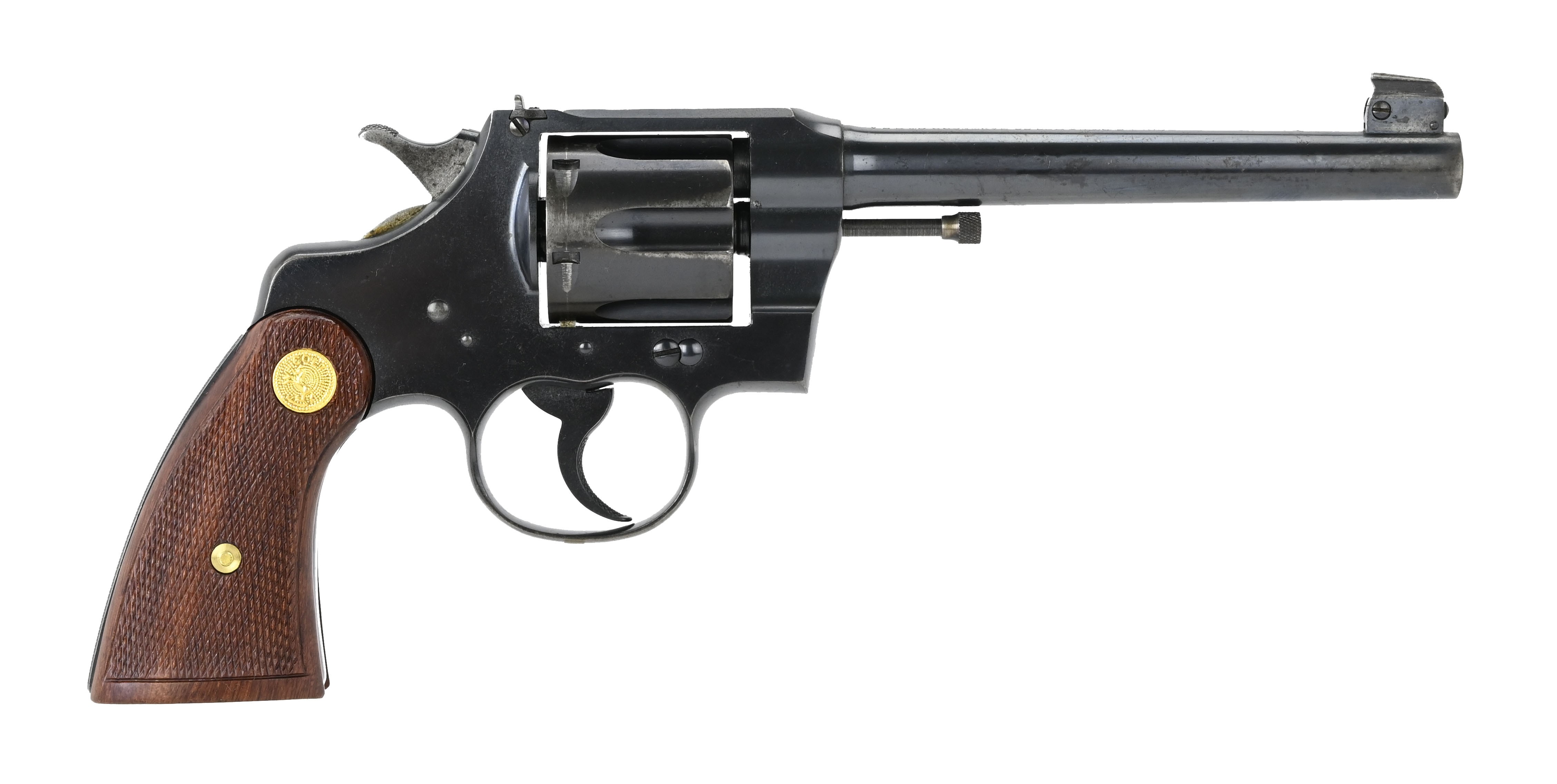 Colt Officers Model .38 Special caliber revolver for sale.