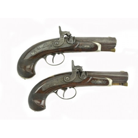 Pair of Very Fine Deluxe Henry Derringer Pocket Pistols (AH4523)