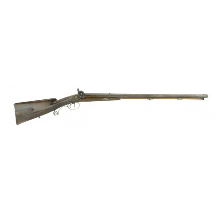 Unusual Side by Side Slug Barrel Rifle (AL4055)