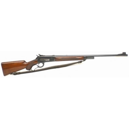 Winchester 71 .348 WCF caliber rifle. Early model 71 deluxe with long tang. 97% original blue & 98% varnish on stock with minor (w1869)