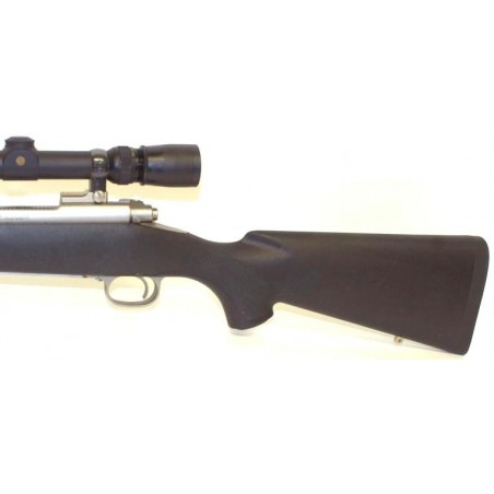 Winchester Model 70 .30-06 caliber rifle with Leupold Vari-X III 3.5x10 scope. Classic stainless Boss system. Excellent outfit (w1478)