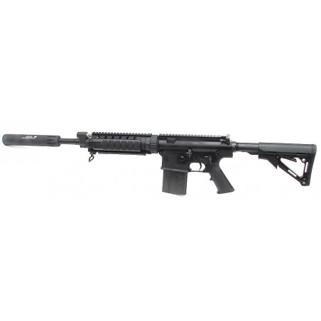 Armalite AR-10T .308 Win caliber tactical rifle with 16 barrel, free float quad rail, adjustable gas system, Magpul stock, faux (r5942)