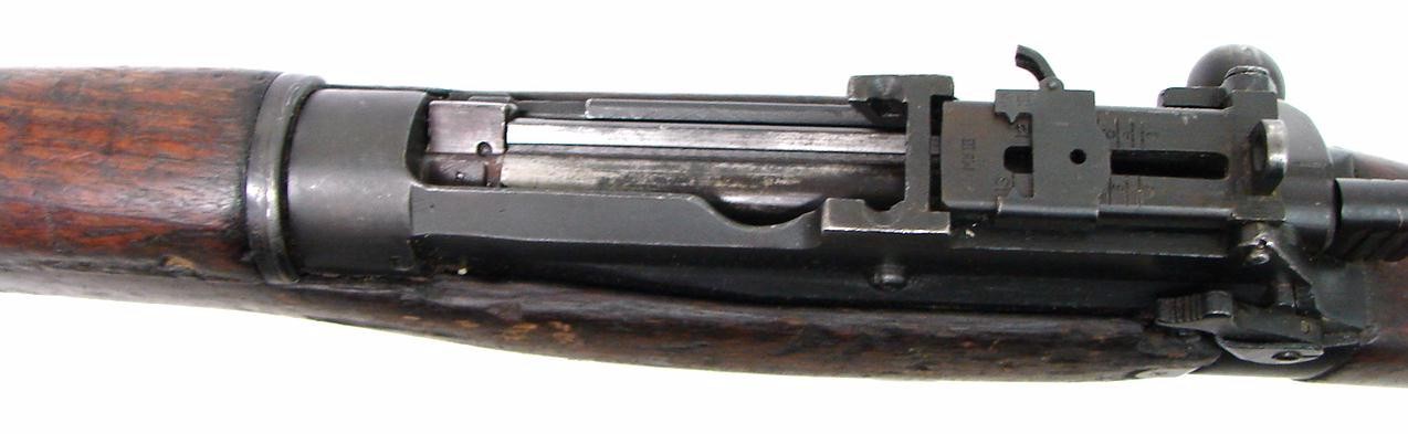 Long Branch No. 4 MK1 .303 British caliber rifle. Produced during 1944 in  Canada. Non matching serial numbers. Excellent bore. T (R15048)