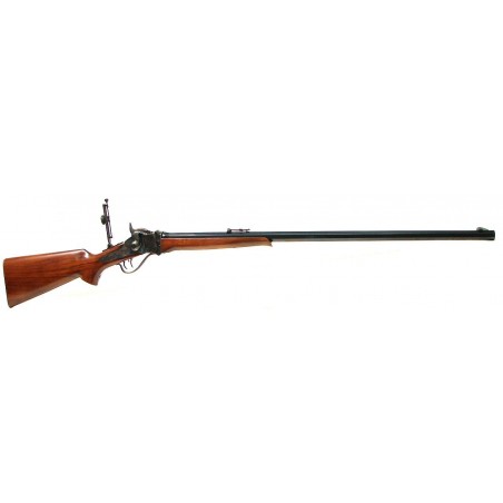 Pedersoli 1874 Sharps .45-70 Government caliber rifle. Sharps rifle with 32" octagon barrel, double set triggers and Vernier sig (R14822)